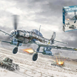 Modellino aerei da costruire combattimento model kit di montaggio Italeri JUNKER JU-87G2 KANNONENVOGEL KIT 1:72 modellismo statico collezione