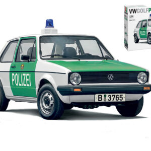 Modellino auto model kit di montaggio Italeri  VW GOLF POLIZEI KIT 1:24 modellismo statico collezione