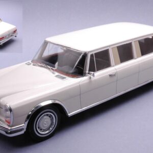 Modellino auto scala 1:18 ModelCarGroup  MERCEDES 600 (W100) 1969 WHITE diecast modellismo statico