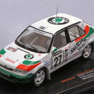 Modellino auto rally scala 1:43 Ixo Model  SKODA FELICIA KIT CAR N.27 RAC RALLY 1996 BLOMQVISTMELANDER modellismo statico collezione