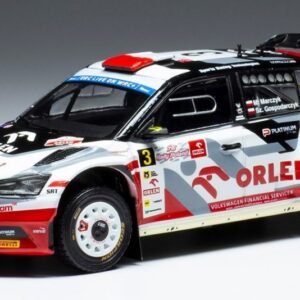 Modellino auto rally scala 1:43 Ixo Model  SKODA FABIA RALLY 2 EVO N.3 RALLY POLEN 2022 MARCZYKGOSPORARCZYK diecast modellismo statico