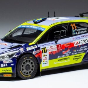 Modellino auto rally scala 1:43 Ixo Model  HYUNDAI i20 R5 N.11 RALLY POLEN 2022 KRISTENSSON JOHANSSON diecast modellismo statico