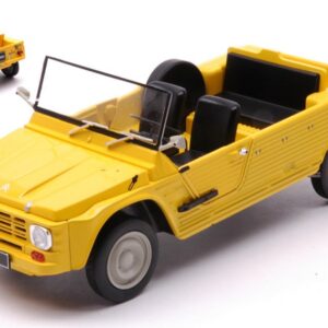 Modellino auto scala 1:24 Whitebox  CITROEN MEHARI YELLOW 1970  diecast modellismo statico