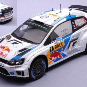 Modellino auto scala 1:24 Ixo Model  VW POLO R N.1 RALLY WM 2014 OGIER INGRASSIA modellismo statico collezione