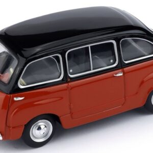 Modellino auto scala 1:43 Brumm  FIAT 600 MULTIPLA D 1960 NEROROSSO LO diecast modellismo statico