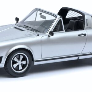 Modellino auto scala 1:18 Schuco PORSCHE 911 TARGA 1977 SILVER modellismo statico collezione
