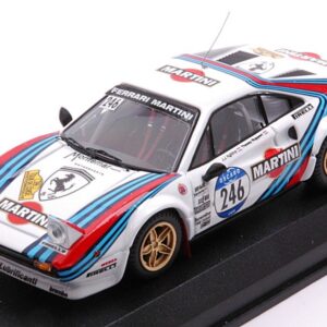Modellino auto scala 1:43 Best FERRARI 308 GTB TOUR DE CORSE HISTORIQUE 2012 AGHINA-RUPERT diecast modellismo statico