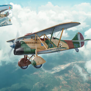 Modellino aerei da costruire combattimento model kit di montaggio Italeri CR 32 FRECCIA - AERONAUTICA MILITARE 100th KIT 1:72 modellismo statico collezione