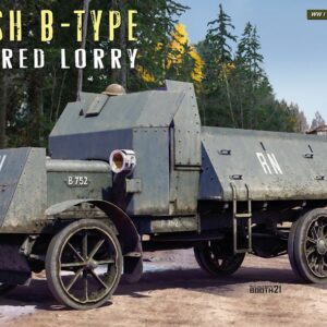 Modellino carri armati TANK model kit di montaggio Miniart  BRITISH B-TYPE ARMOURED LORRY KIT 1:35 modellismo statico collezione