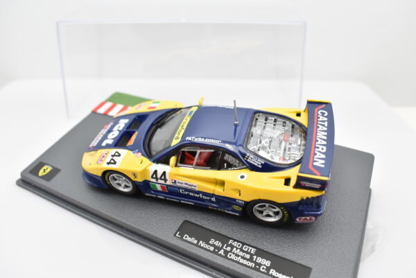 Modellino auto Ferrari F40 GTE racing collection scala 1:43 ixo diecast modellismo - Image 3