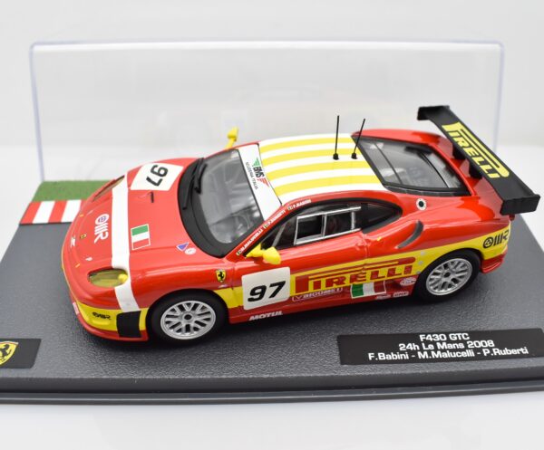 Modellino auto Ferrari F430 GTC racing collection 1:43 ixo diecast modellismo