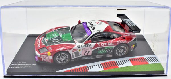 Modellino auto Ferrari 575 GTC racing collection 1:43 ixo diecast modellismo - Image 3