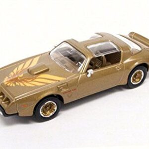 Modellino auto scala 1:43 PONTIAC FIREBIRD TRANS AM 1969 GOLD diecast modellismo statico
