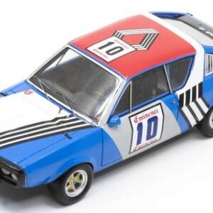 Modellino auto rally scala 1:43 Spark Model RENAULT 17 N.10 3th RONDE CEVENOLE 1973 JEAN-PIERRE NICOLAS modellismo statico collezione