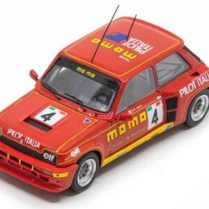 Modellino auto scala 1:43 Spark Model  RENAULT 5 TURBO N.4 5th EUROPA CUP 1984 MASSIMO SIGALA racing modellismo statico
