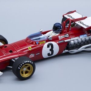 Modellino auto formula 1 F1 scala 1:18 Tecnomodel  FERARI 312B N.3 WINNER GP MEXICO 1970 J.ICKX DRIVER modellismo statico collezione