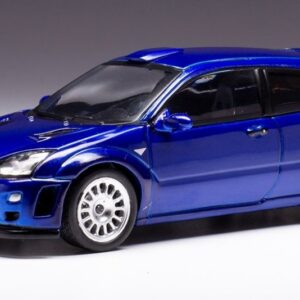 Modellino auto scala 1:43 Ixo Model  FORD FOCUS RS 1999 BLUE diecast modellismo statico