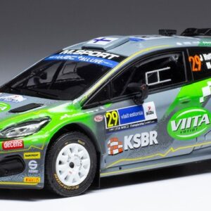 Modellino auto rally scala 1:43 Ixo Model  FORD FIESTA R5 RALLY2 N.29 RALLY EASTLAND 2022 HUTTUNENLUKKA modellismo statico collezione