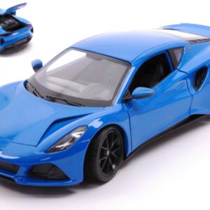 Modellino auto scala 1:24 LOTUS EMIRA 2021 BLUE diecast modellismo statico