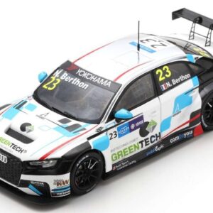 Modellino auto scala 1:43 Spark Model  AUDI RS 3 N.23 7th RACE 2 WTCR MACAU GUIA RACE  N.BERTHON racing modellismo statico