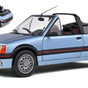 Modellino auto scala 1:18 Solido  PEUGEOT 205 CTI 1989 BLUE diecast modellismo statico