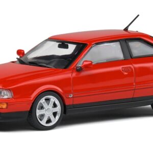 Modellino auto scala 1:43 Solido AUDI COUPE S2 1992 RED diecast modellismo statico