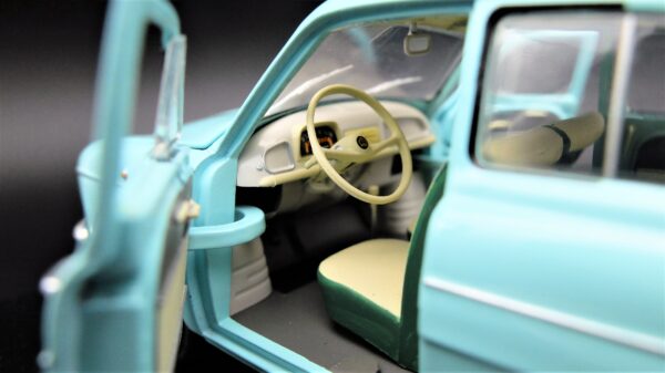 Modellino auto Renault Dauphine 850 scala 1/24 diecast collezione modellismo - Image 5
