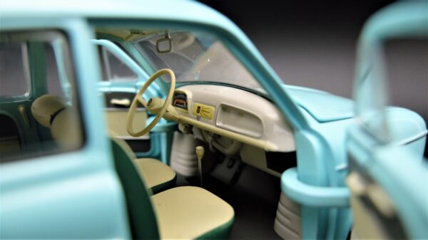 Modellino auto Renault Dauphine 850 scala 1/24 diecast collezione modellismo - Image 7