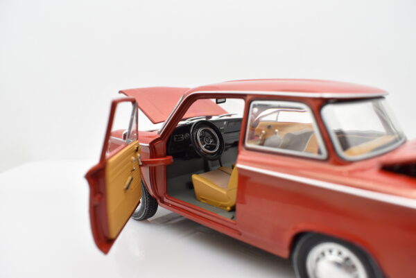 Modellino auto NSU PRINZ scala 1:24 diecast modellismo statico collezione rosso - Image 4