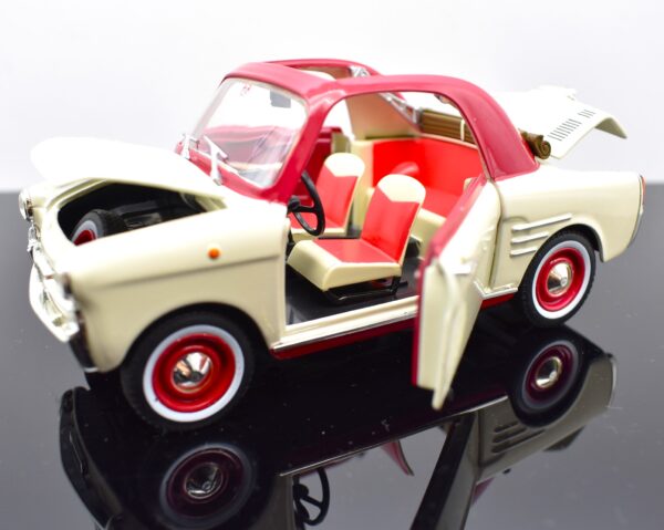 Modellino auto scala 1:24 Autobianchi Bianchina Trasformabile modellismo da collezione