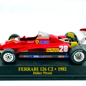 Modellini auto Ferrari f1 scala 1/43 126 c2 gp Pironi ixo formula 1 collezione