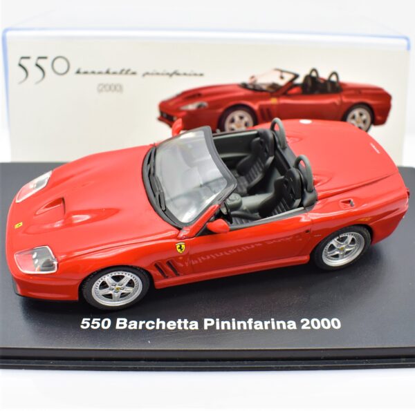 Modellino auto scala 1:43 Ferrari GT Collection 550 Barchetta Pinifarina diecast modellismo da collezione
