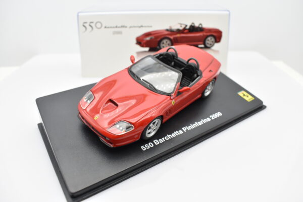 Modellino auto scala 1:43 Ferrari GT Collection 550 Barchetta Pinifarina diecast modellismo da collezione - Image 2