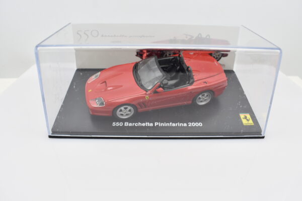 Modellino auto scala 1:43 Ferrari GT Collection 550 Barchetta Pinifarina diecast modellismo da collezione - Image 4