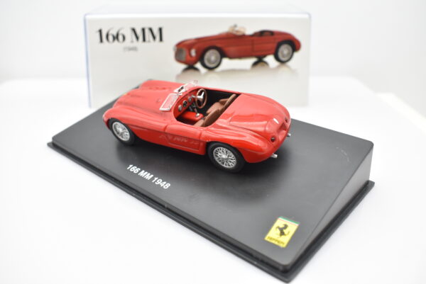 Modellino auto scala 1:43 Ferrari GT Collection 166 MM diecast modellismo da collezione - Image 2