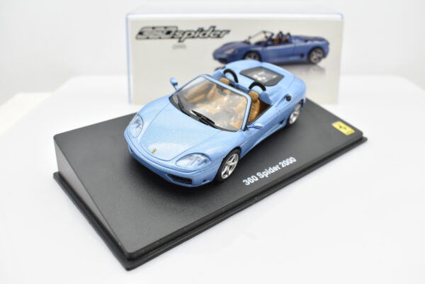 Modellino auto scala 1:43 Ferrari GT Collection 360 Spider diecast modellismo da collezione - Image 2