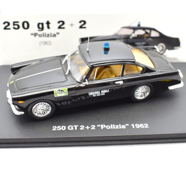 Modellino auto scala 1:43 Ferrari GT Collection 250 2+2 Polizia diecast modellismo da collezione