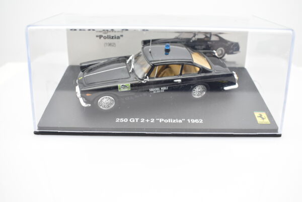 Modellino auto scala 1:43 Ferrari GT Collection 250 2+2 Polizia diecast modellismo da collezione - Image 4