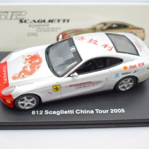 Modellino auto scala 1:43 Ferrari GT Collection 612 Scaglietti China Tour diecast modellismo da collezione