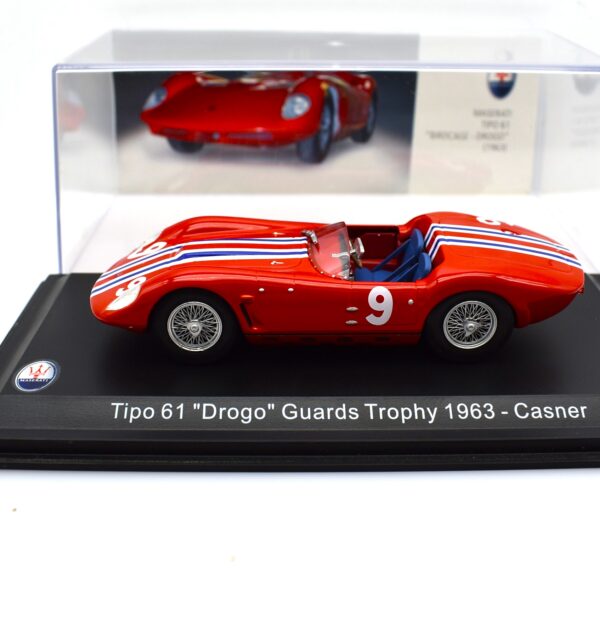 Modellino auto scala 1:43 Maserati Tipo 61 Drogo diecast modellismo da collezione