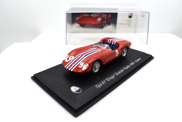Modellino auto scala 1:43 Maserati Tipo 61 Drogo diecast modellismo da collezione - Image 2