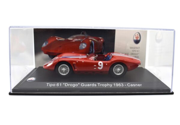 Modellino auto scala 1:43 Maserati Tipo 61 Drogo diecast modellismo da collezione - Image 4