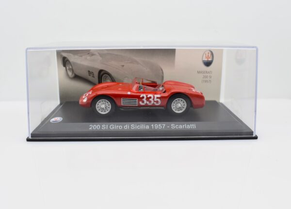 Modellino auto scala 1:43 Maserati 200 SI diecast modellismo da collezione - Image 4
