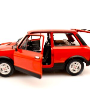 Modellino auto scala 1:24 Autobianchi A112 Abarth modellismo statico da collezione