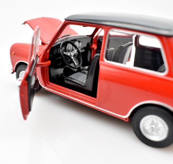 Modellino auto scala 1:24 Innocenti Mini Cooper MK3 1300 modellismo statico da collezione - Image 4