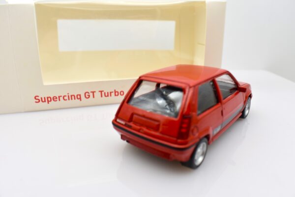 Modellino auto scala 1:43 Norev RENAULT SUPERCINQUE GT TURBO PHASE II 1988 red - Image 2