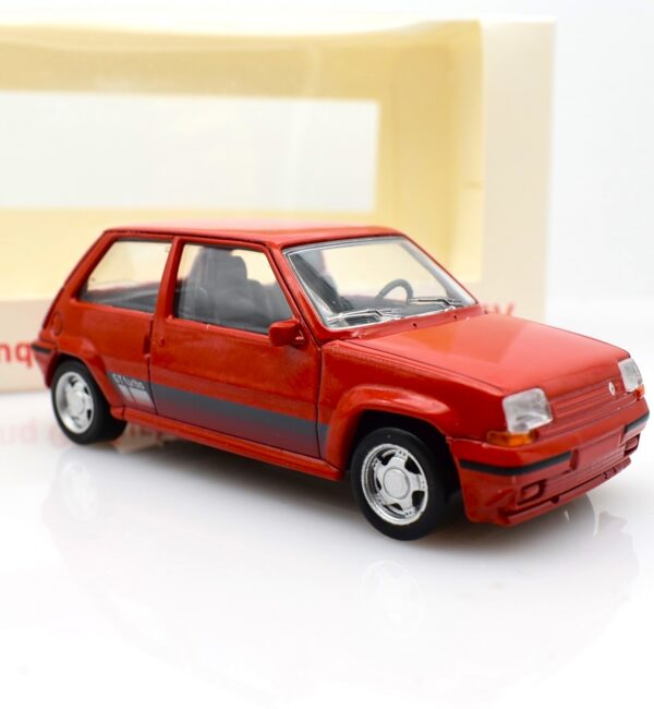 Modellino auto scala 1:43 Norev RENAULT SUPERCINQUE GT TURBO PHASE II 1988 red - Image 7