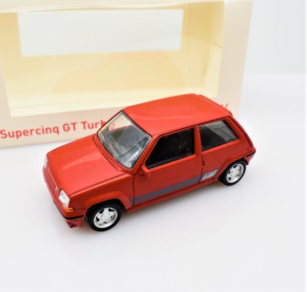 Modellino auto scala 1:43 Norev RENAULT SUPERCINQUE GT TURBO PHASE II 1988 red - Image 8