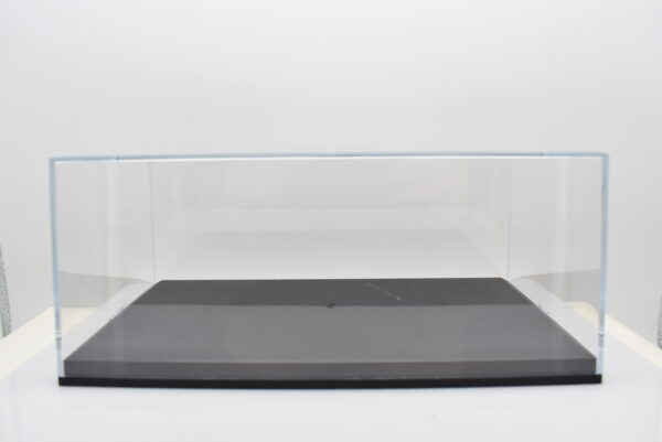 VETRINA VETRINETTA MODELLISMO TECA BOX per MODELLINI AUTO SCALA 1:24 espositore - Image 2