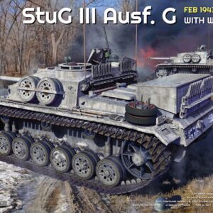 Modellino carri armati TANK model kit di montaggio STUG III AUSF. G FEB.1943 1:35